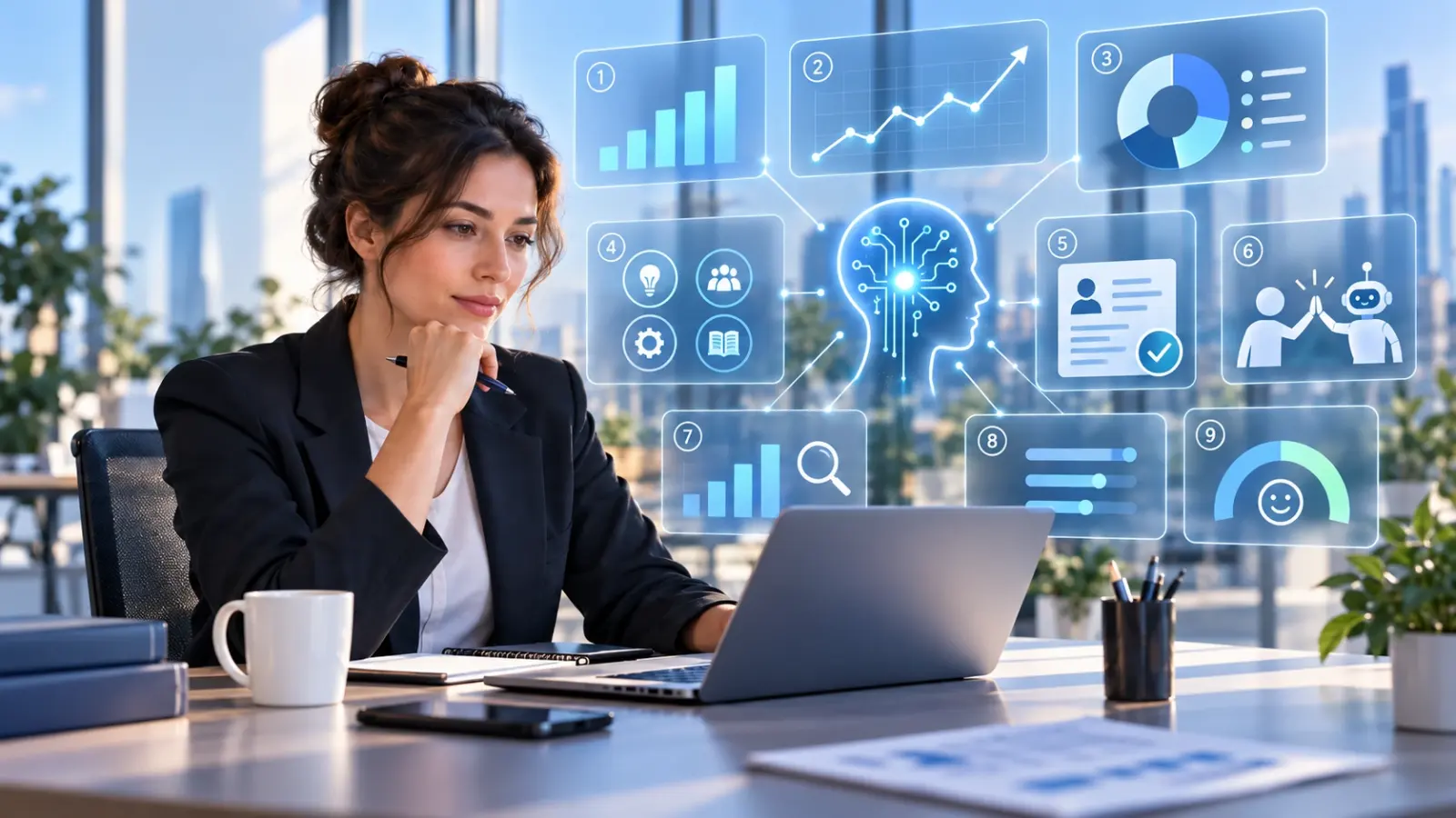 Illustration : IA au travail : 10 chiffres à regarder avant de tirer une conclusion