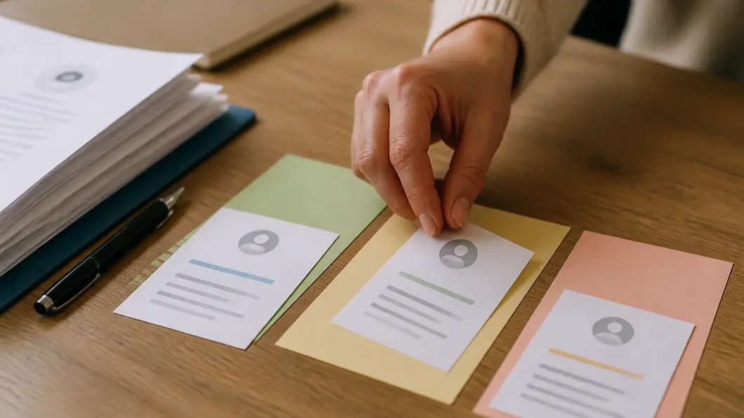 Classement de critères d’offres d’emploi avant une candidature