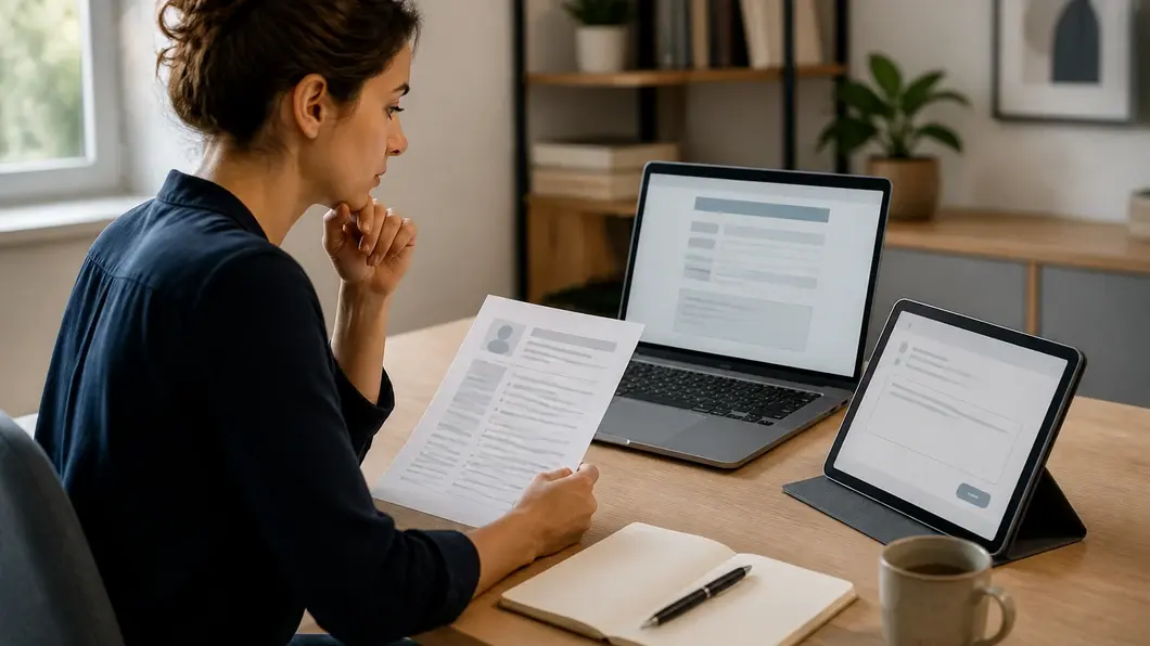 Illustration : Compétences transférables : quel format choisir entre CV, ATS et message ?