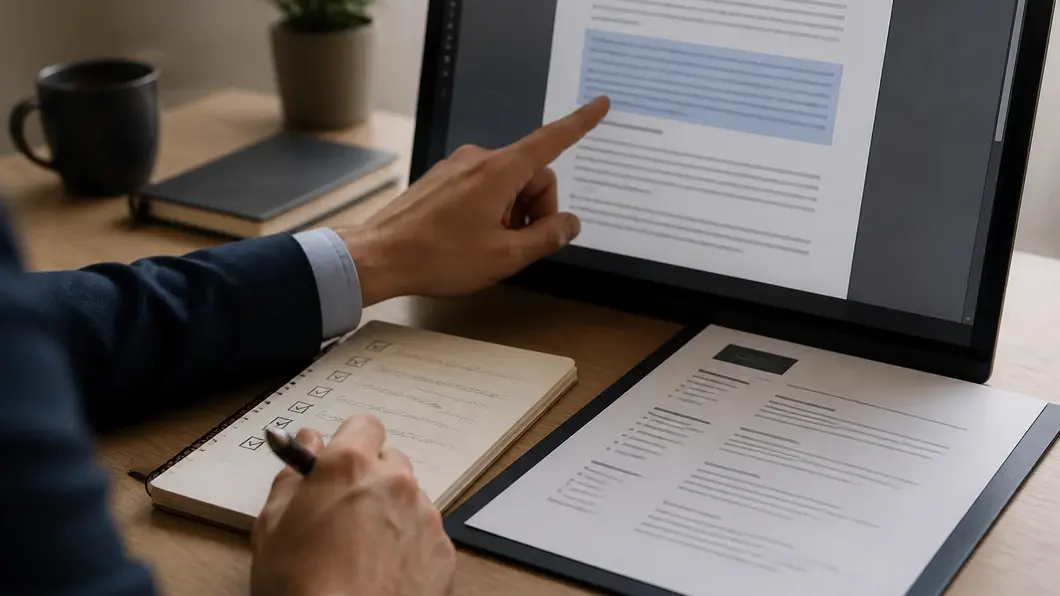 Vérification du texte sélectionnable dans un CV PDF avant l’envoi d’une candidature
